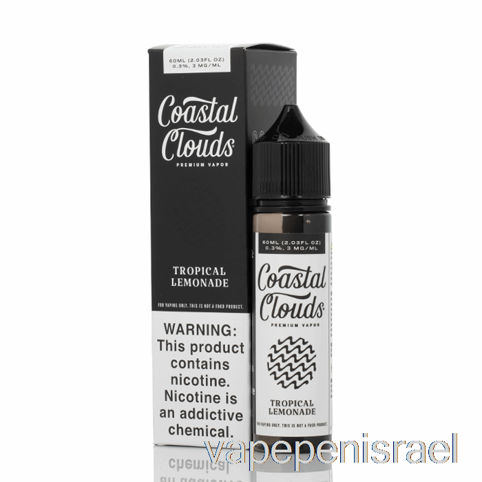 חד פעמי Vape Israel לימונדה טרופית - Coastal Clouds Co. - 60 מ"ל 0 מ"ג